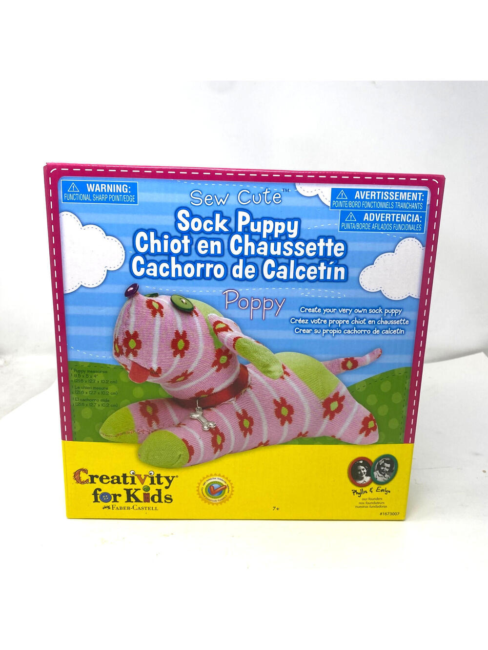 Creativity for Kids Sew Cute Sock Puppy, Ages 7 + Arts and Crafts